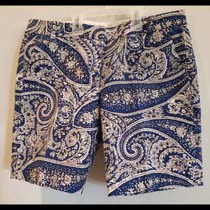 Paisley J Crew Bermuda Shorts